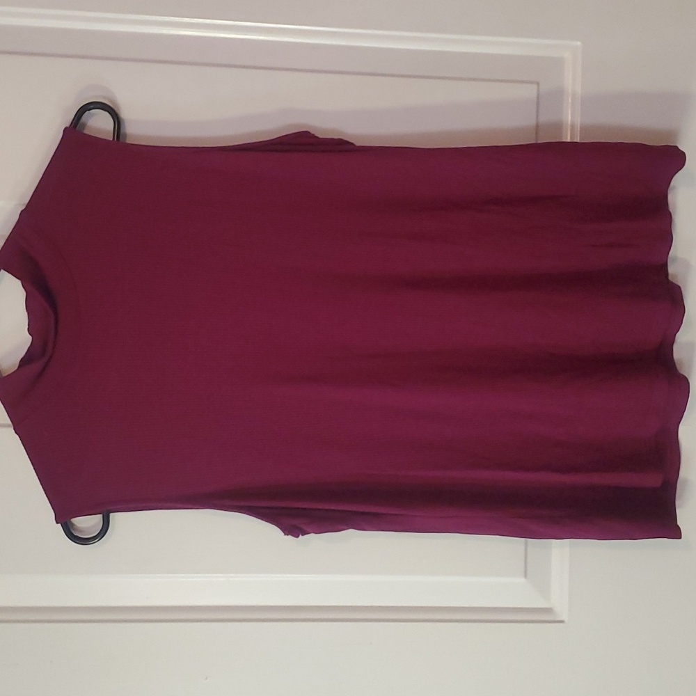 APT 9 | Mock Turtleneck Tank Top | NWOT | Size: XL | Color: Cranberry
